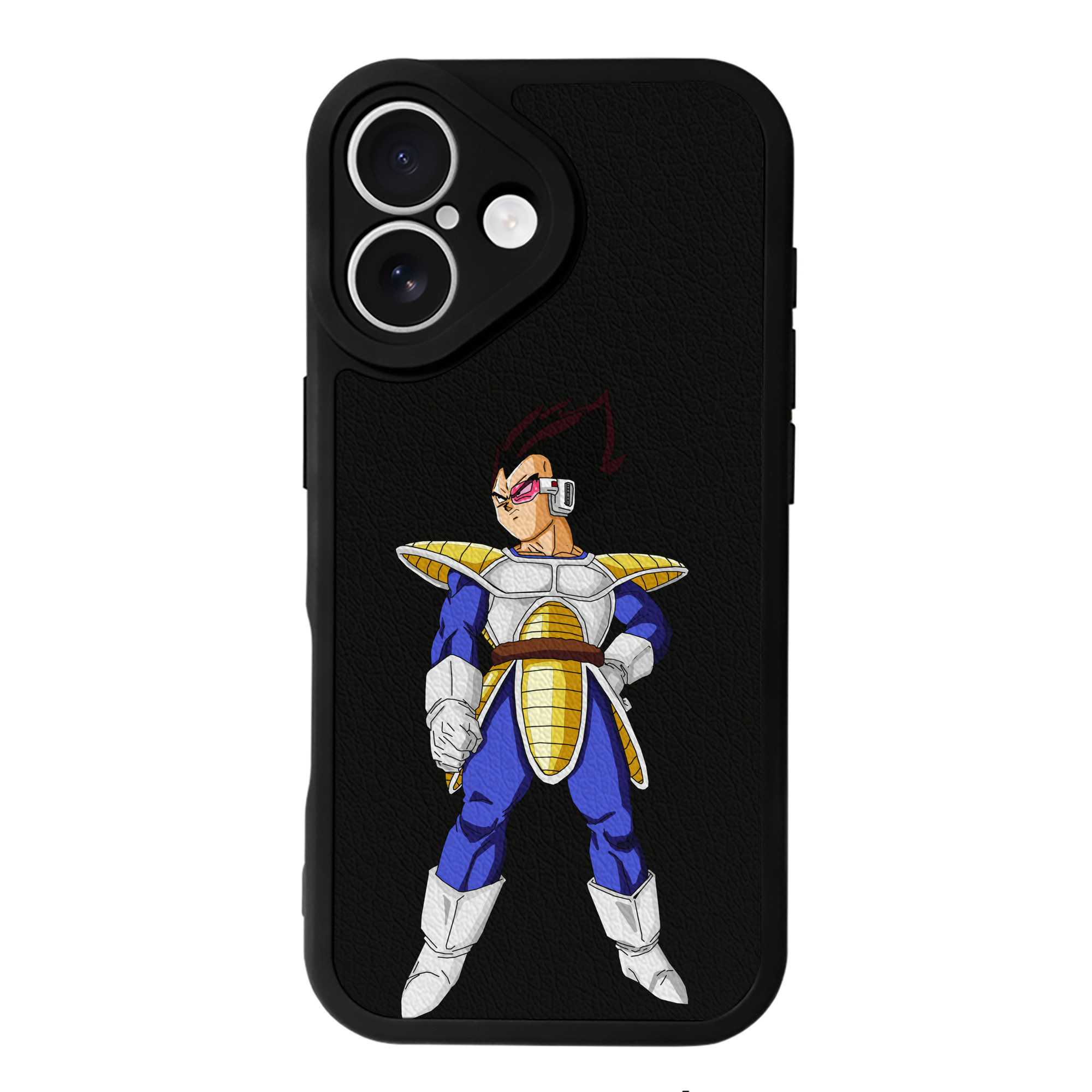 （画像用） ドラゴンボール ベジータ四世（Bejīta Yonsei）DRAGON BALL Vegeta IV 【iPhone 16シリーズ対応】シリコンスマホケース（レザー調） 材質：シリコン